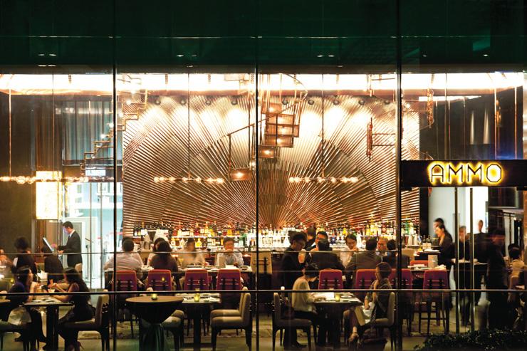 AMMO Hong Kong - Le lieu vu de l'extérieur