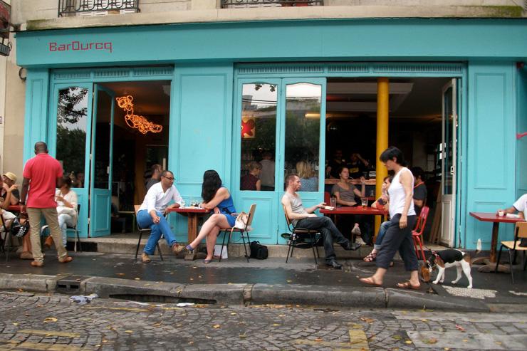 La terrasse du Barourcq sur la rue