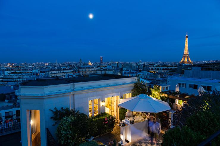 Terrasse de l'Hôtel Raphaël