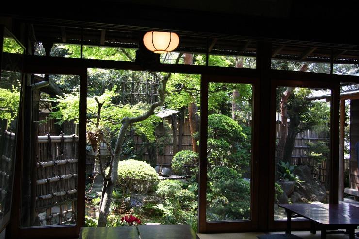 Le jardin du salon de thé Koso-an