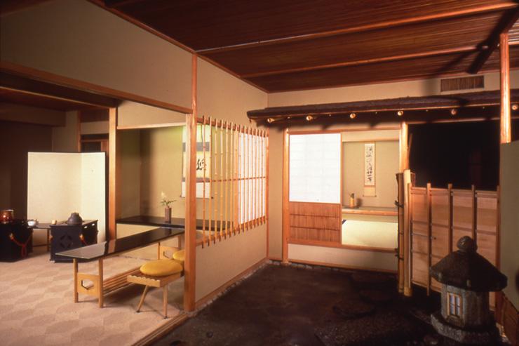 Chosho-an à l'Hotel Okura - Intérieur du salon de thé traditionnel
