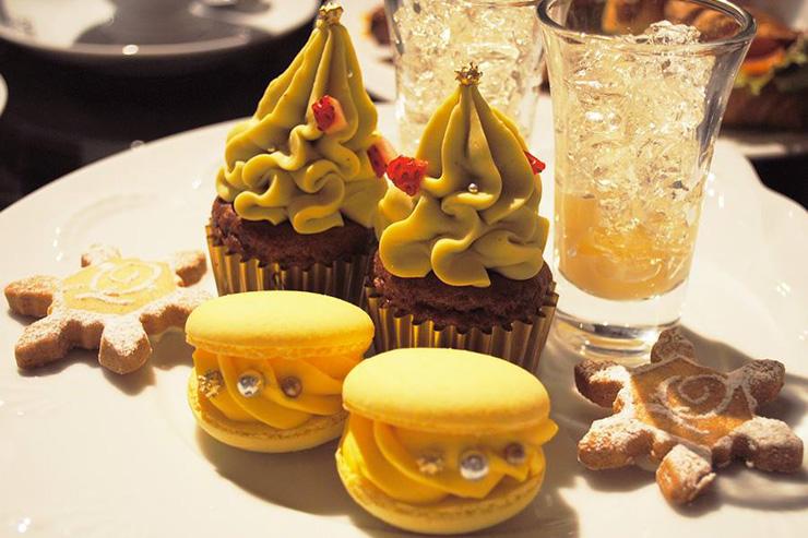 Pâtisseries servies au Q-Pot Café