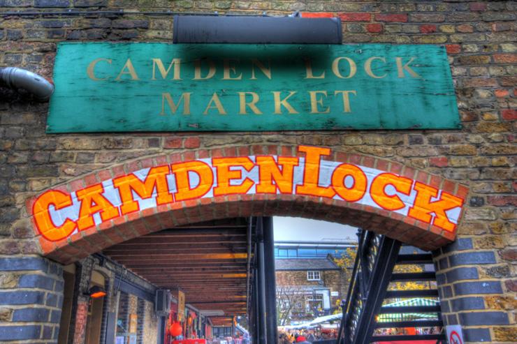 Camden Market - L'une des entrées du marché