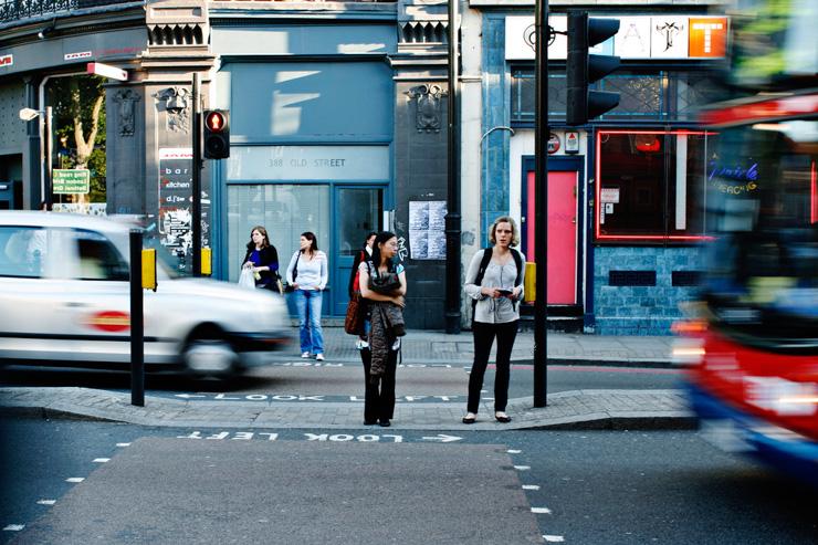 Scène de rue dans Shoreditch