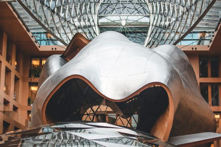 La DZ Bank imaginée par Frank Gehry © Aurelien Thomas