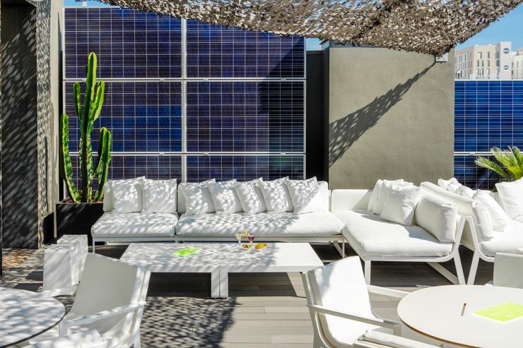 H10 Port Vell - Terrasse sur le toit de l'hôtel