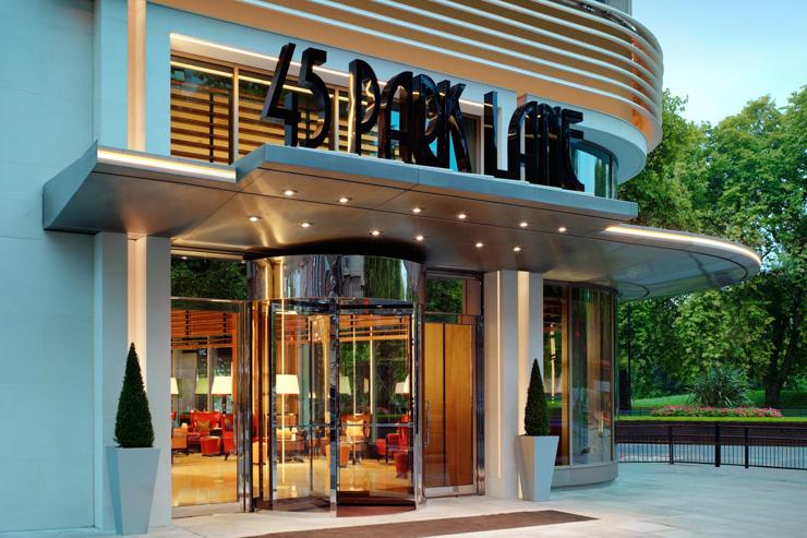 45 Park Lane - Entrée de l'hôtel