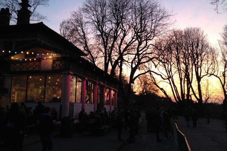 Coucher de soleil au Rosa Bonheur