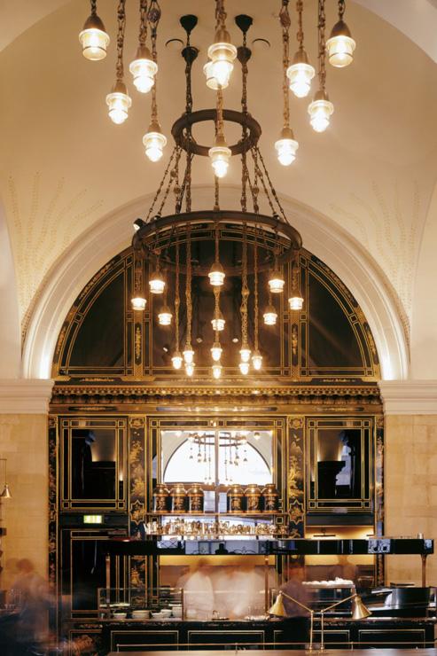 The Wolseley - Intérieur du café-restaurant, inspiré des grands cafés européens