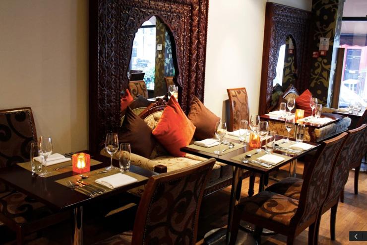 Zayna - Intérieur du restaurant