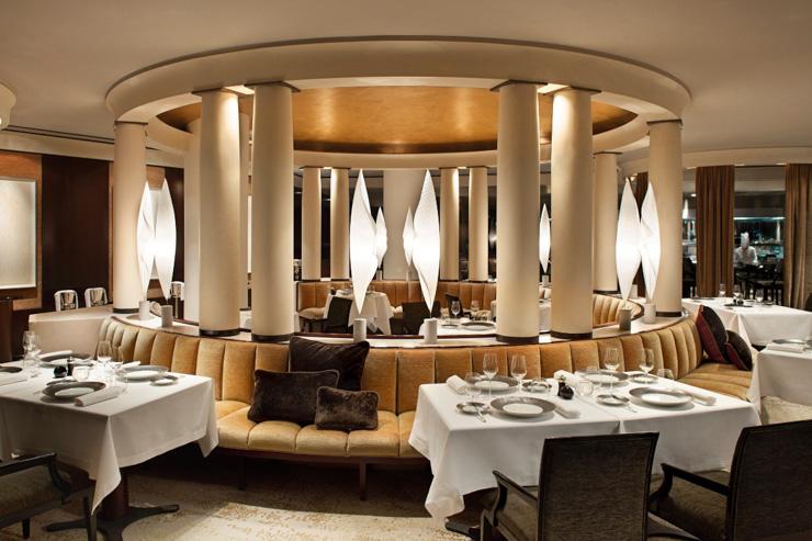 La rotonde de la salle à manger du Pur' au Park Hyatt Paris Vendôme