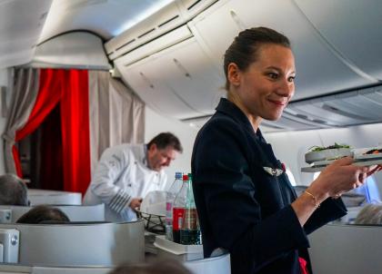 Quand Air France fait cuisiner un chef 2-étoiles à 12,000 mètres d’altitude 