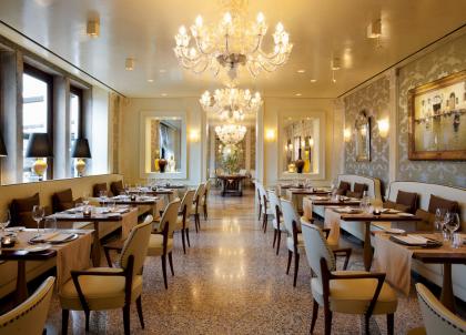 L'élégante salle à manger du Do Leoni | © Londra Palace