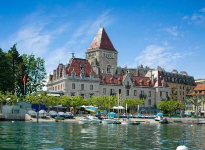 Les plus beaux hôtels autour du lac Léman, en France et en Suisse