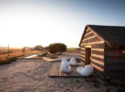Casas na Areia, des maisons dans le sable au Portugal