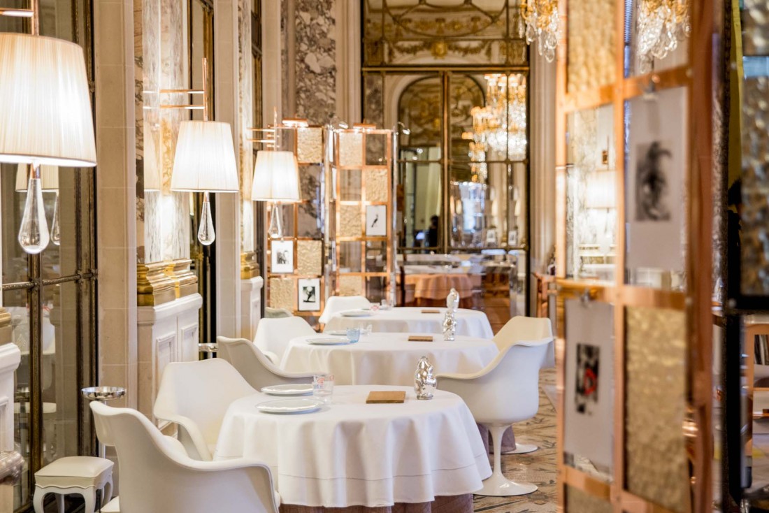 Le Restaurant Alain Ducasse au Meurice, le plus ancien des palaces parisiens © DR