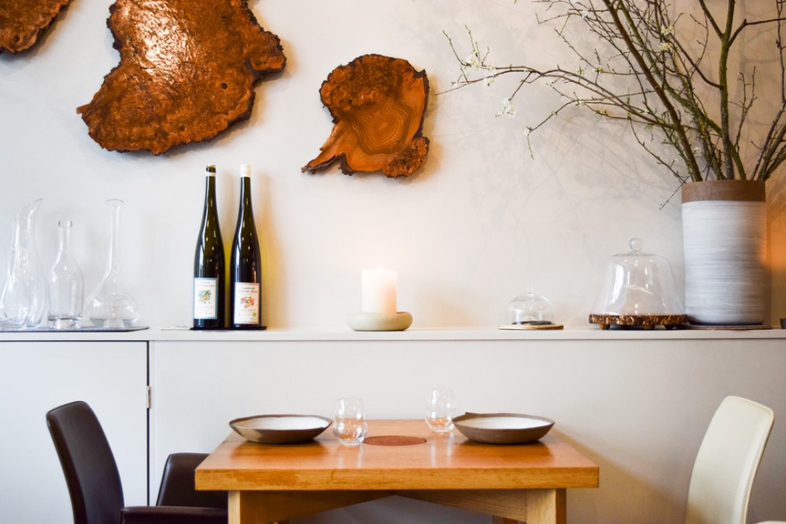 Splendide décor d'inspiration scandinave dans le restaurant de David Toutain © Yonder.fr