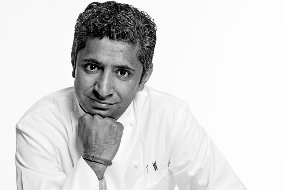 Sylvestre Wahid, né au Pakistan et devenu l'un des grands chefs français suite à ses rencontres avec Thierry Marx et Alain Ducasse.