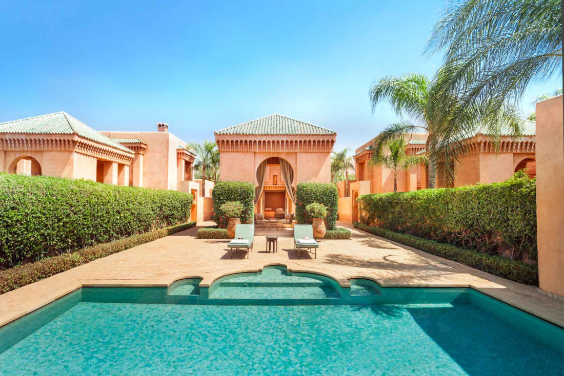 Piscine de l'un des 39 Pavillions de l'Amanjena © Aman