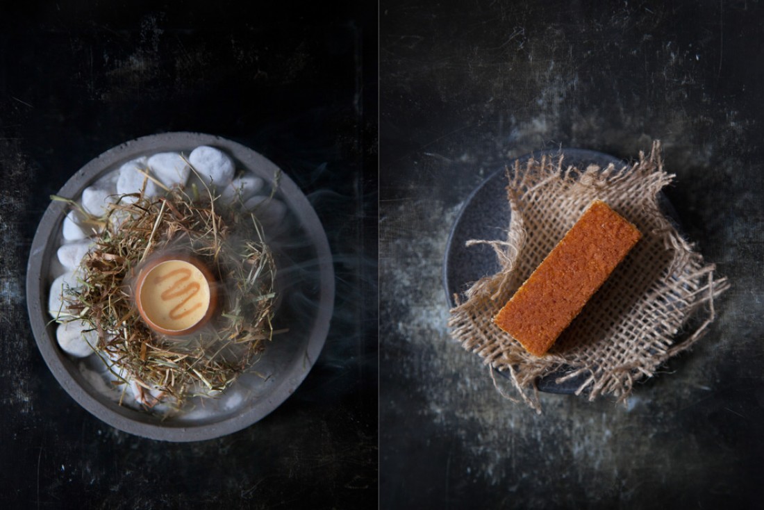 Créations de David Toutain : une cuisine créative bénéficiant d'une scéngraphie soignée © Thaï Toutain