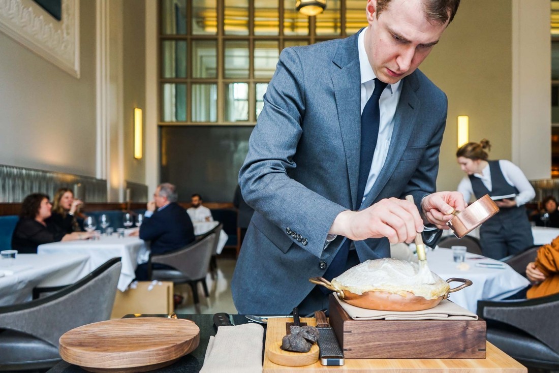 La préparation de la tarte à la truffe © YONDER.fr