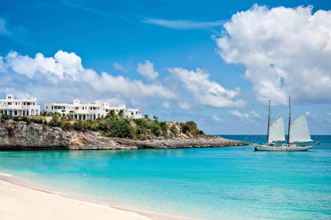 Le Belmond La Samanna en arrivant de l'Océan, surement l'un des plus beaux hôtels de Saint-Martin © Belmond Hotels