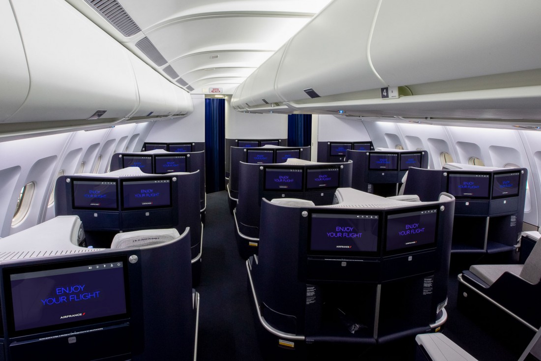 Vue d'ensemble de la cabine Business © DR