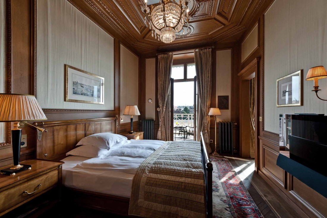 Chambre avec vue sur le Rhin : la 117 où séjourna Theodor Herzl en 1897 © Les Trois Rois