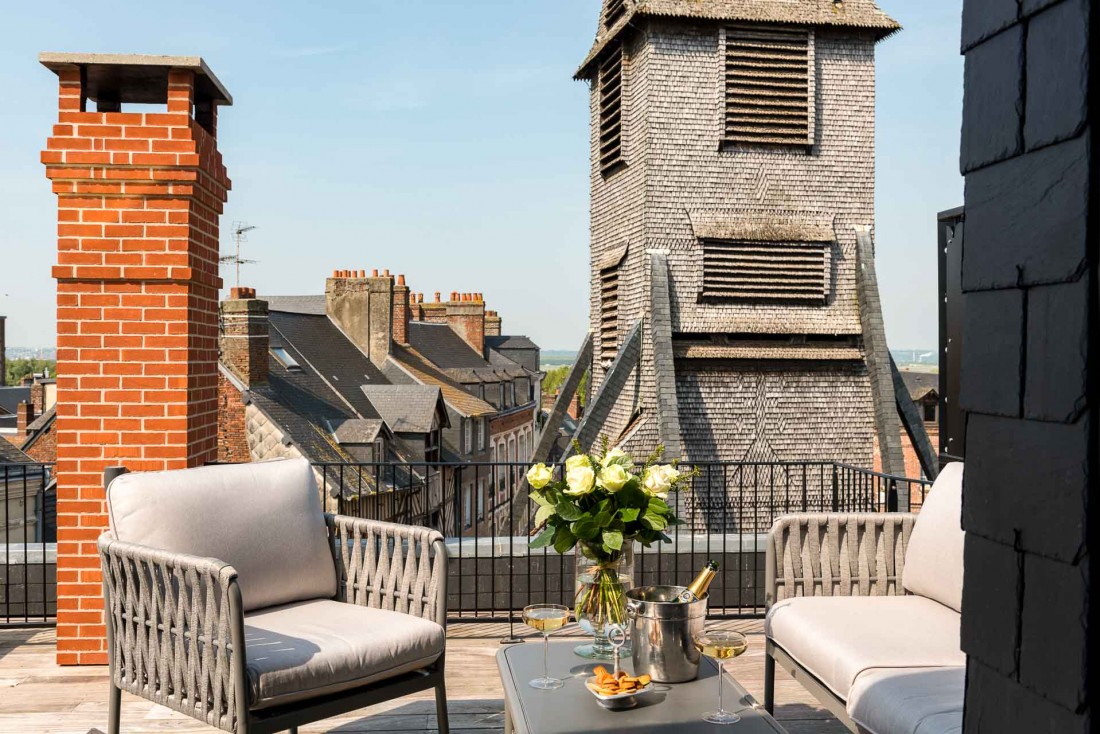 Les Maisons de Léa, un hôtel de charme en plein centre d'Honfleur © David Emmanuel Cohen