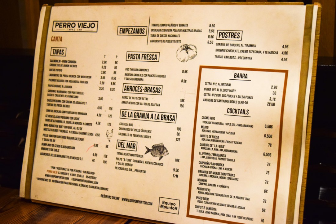 La carte de Perro Viejo © Yonder.fr