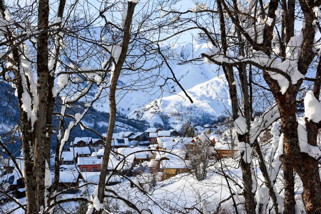 Vue sur le Hameau de Saint-Marcel à Saint-Martin de Belleville où est située La Bouitte © Emmanuel Laveran