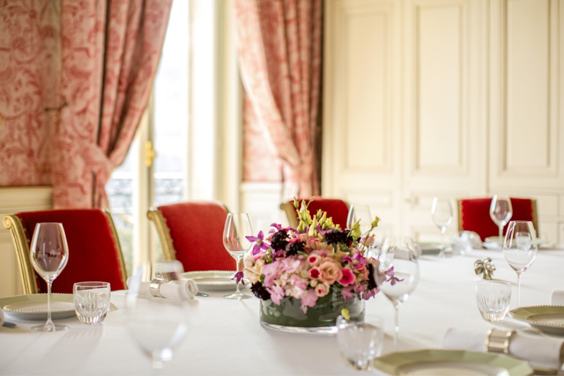 À l'intérieur du Salon Antonin Carême © Le Clarence