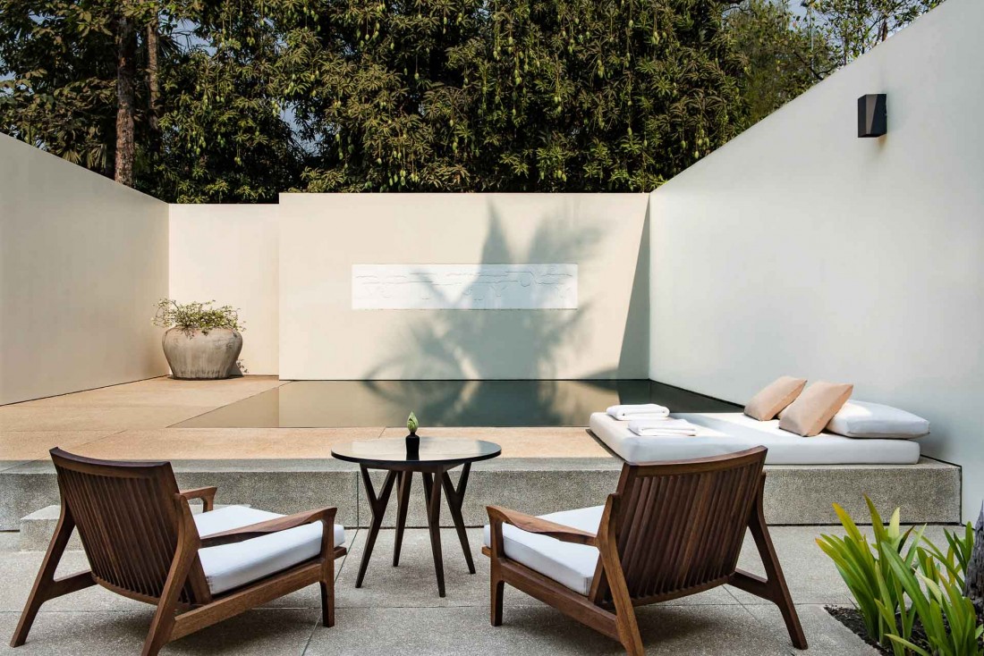 Sur les 24 suites que compte l'hôtel, 12 disposent de piscines privées © Aman