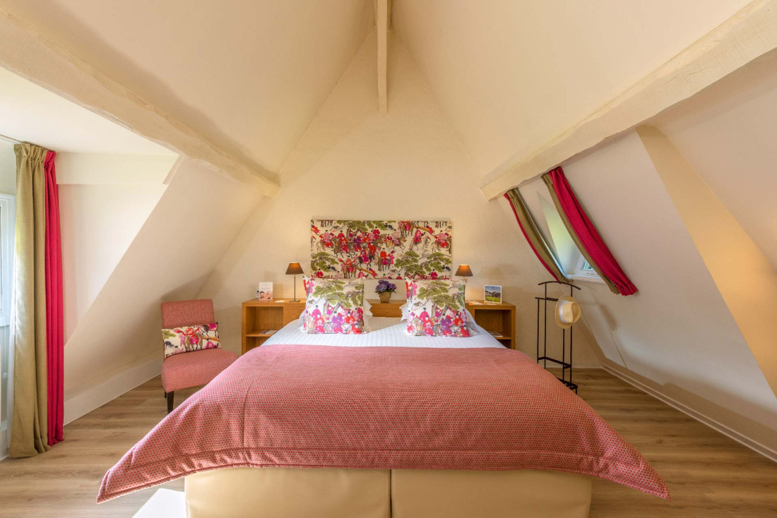 Chambre au Manoirs de Tourgéville © JJLH
