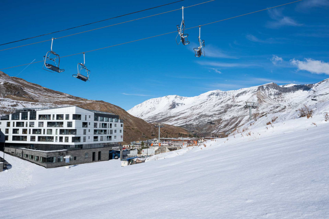Hôtel VoulezVous à Tignes | Vue des pistes © Pascale Beroujon
