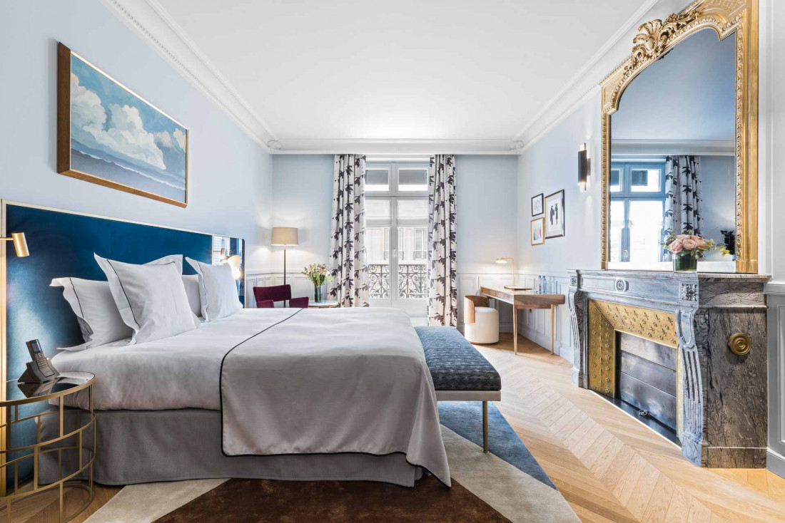 Hôtel Grand Powers | Chambre Blue Deluxe Executive © DR