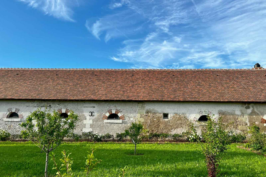 Les fermes rénovées servent d'espace événementiel © Pierre Gautrand