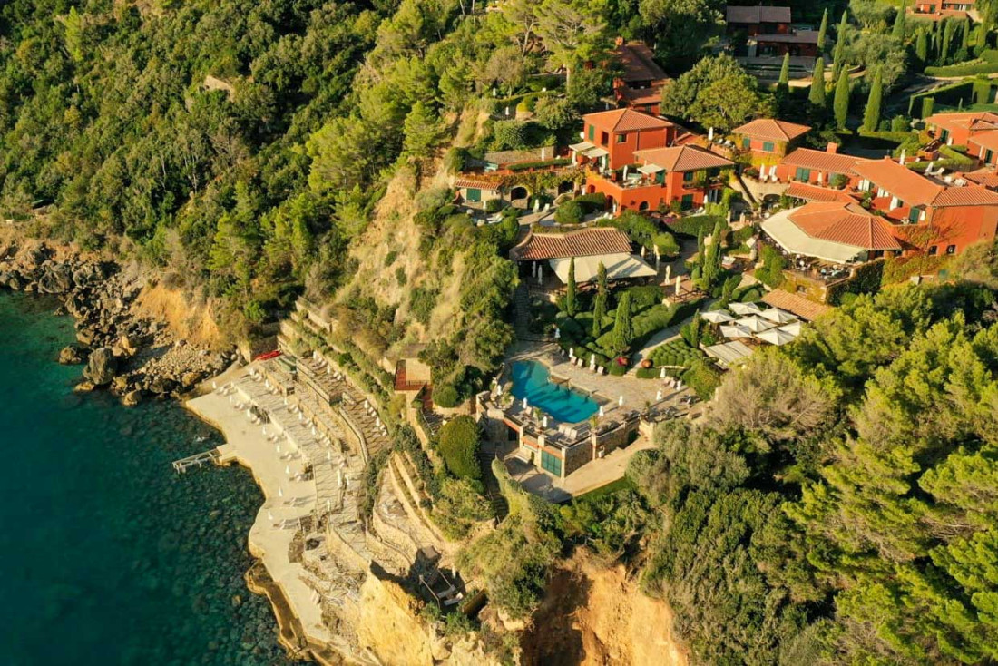 Un hôtel en Toscane en bord de mer © Il Pellicano 