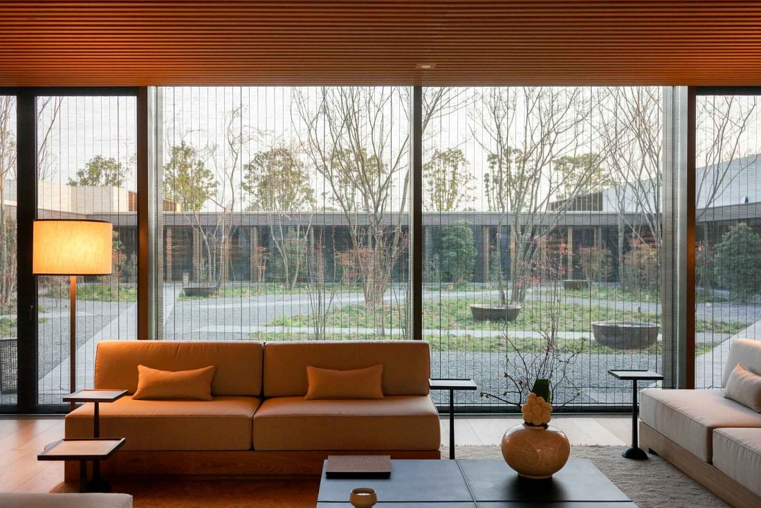 L'Amanyangyun dispose d'un Spa de 2,840 mètres carrés, le plus vaste de toute la collection Aman © YONDER.fr