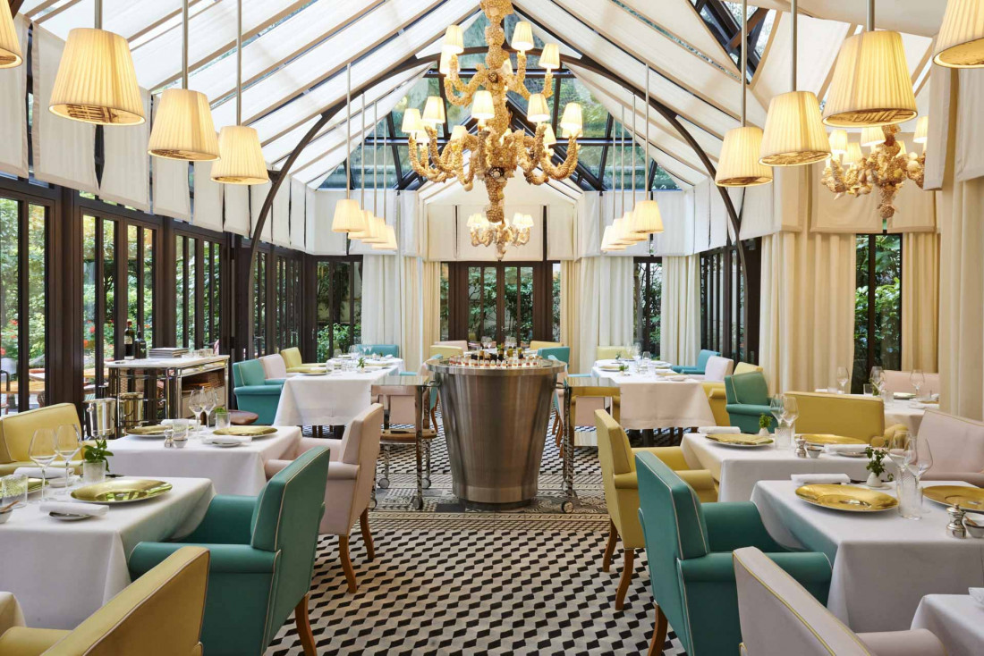 La salle à manger d'Il Carpaccio © Royal Monceau - Raffles Paris