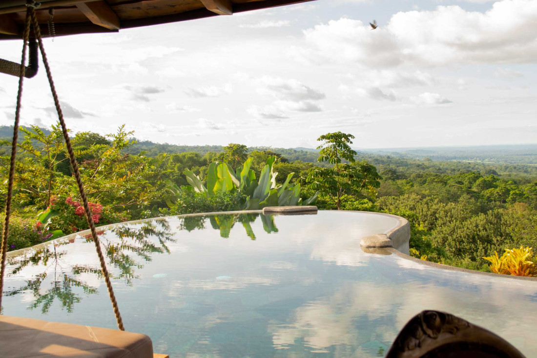 La piscine du Origins Lodge © Clarisse Ye
