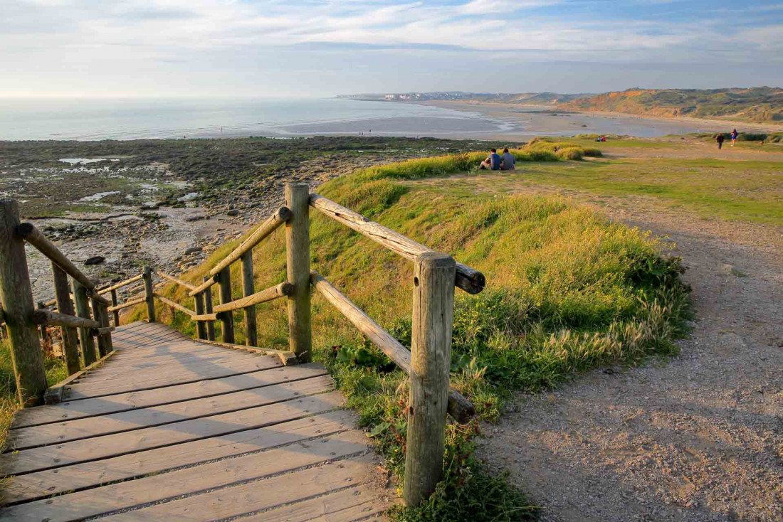 La Pointe aux Oies près de Wimereux, avec la plage d'Ambleuse © Christophe Cappelli - AdobeStock