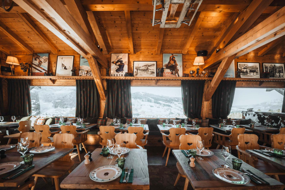 Le Relais des Fermes, parmi les meilleurs restaurants de Megève © Manon Guenot
