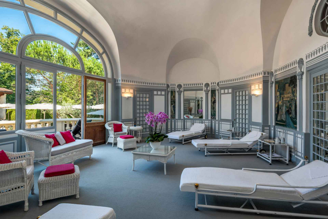 HÔTEL PARTENAIRE | Le spa du Royal Evian qui domine le lac Léman © Pascal Reynaud