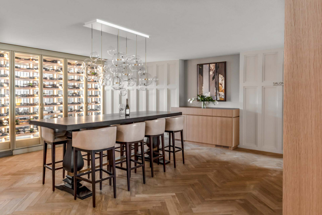 Le Salon Fines Bulles de l'hôtel Royal Champagne près d’Épernay © Royal Champagne