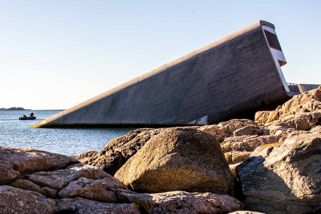 Le restaurant Under à Lindesnes, Norvège - Architecture : Snøhetta - © Joëlle Bah-Dralou