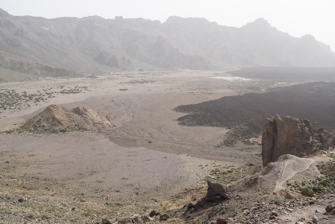 La plaine de l’Ucanca dans la caldera de Las Cañadas, à Ténérife.
