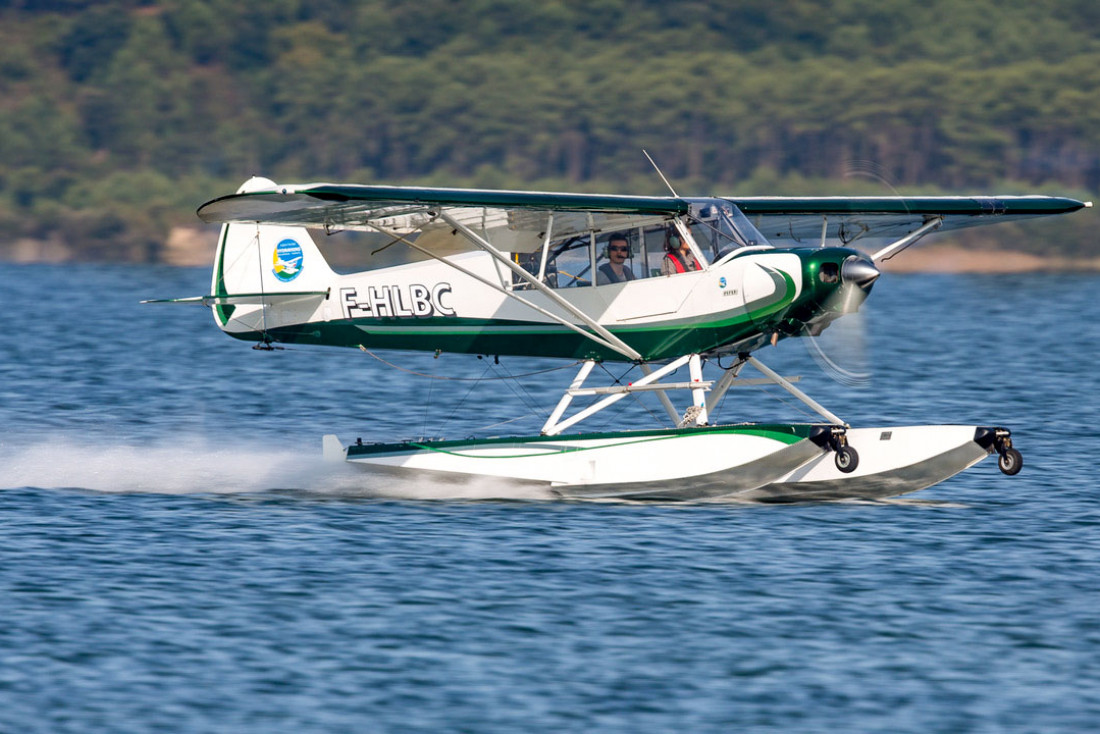 Observer les Landes depuis les airs en hydravion à Biscarosse © Aquitaine Hydravions