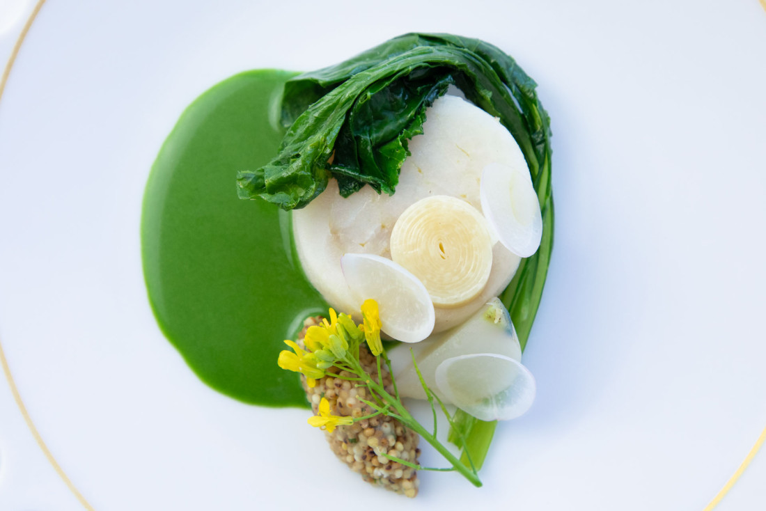 Barbeau au restaurant Fleur de Loire du chef Christophe Hay © Fleur de Loire
