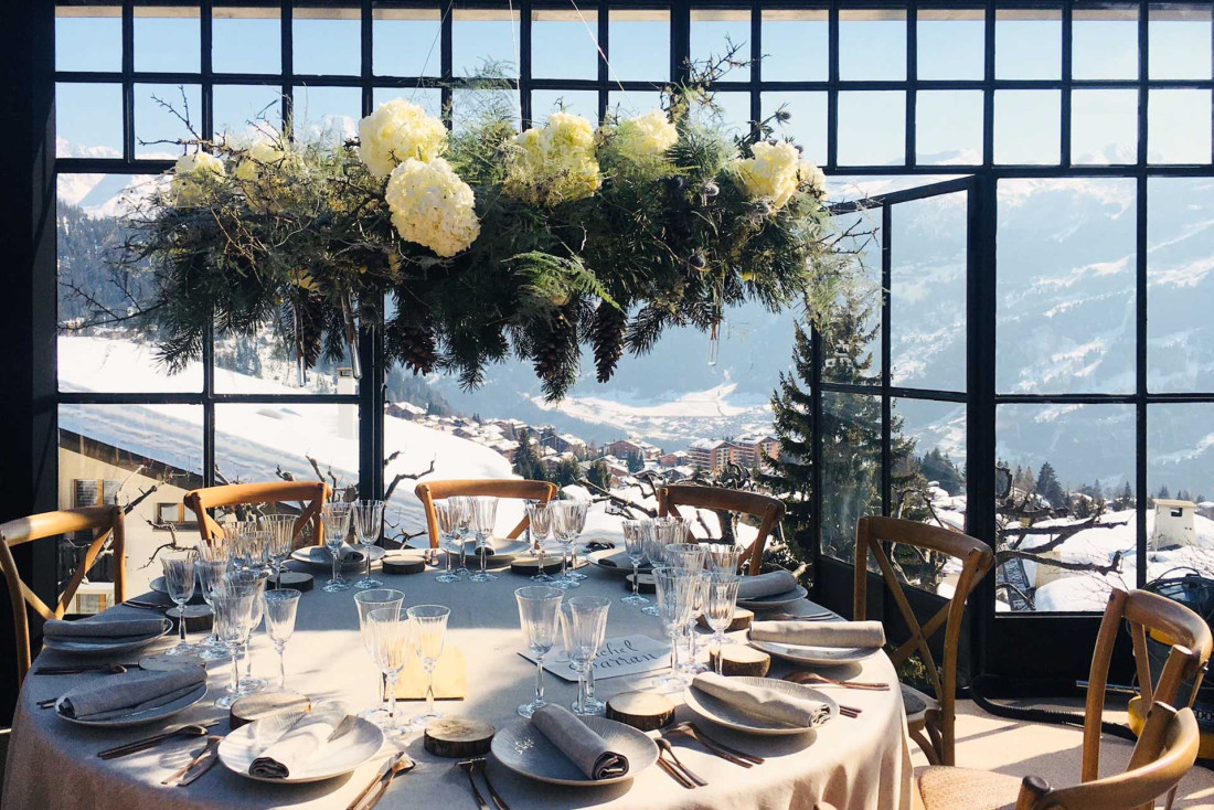 Le Chalet d'Adrien à Verbier, un hôtel pour un mariage à la montagne